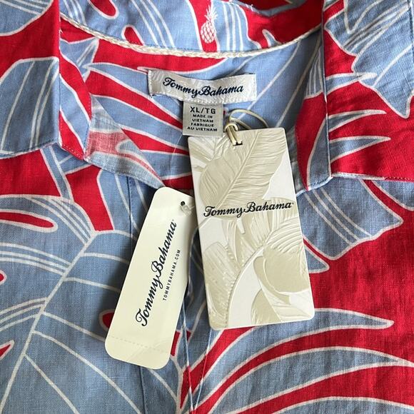 Tommy BAHAMA Coastalina Peninsula Palms Linen Camp Set Size XL - Picture 4 of 4